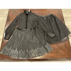 Wednesday Addams Halloween Costume Dress From Party City (NEW)